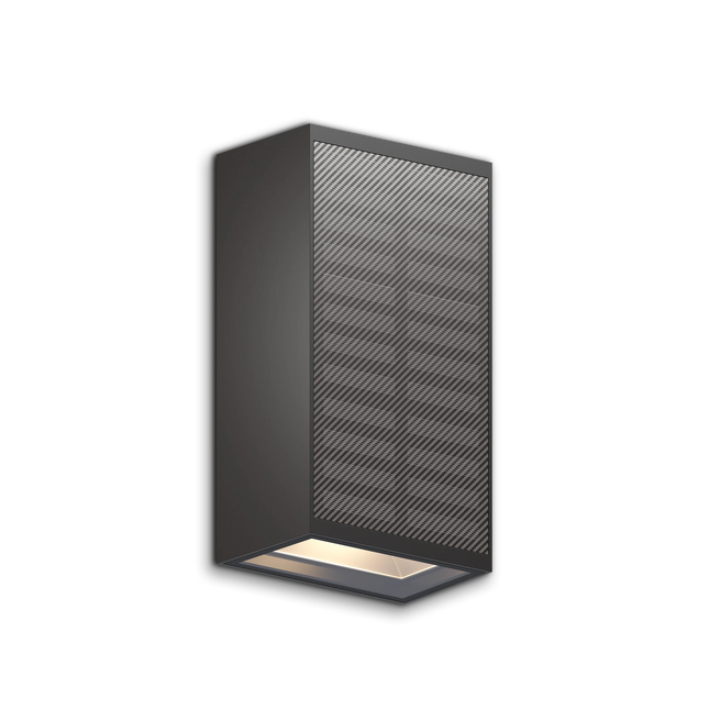 Calex Birindisi Solar Wall Light – Black