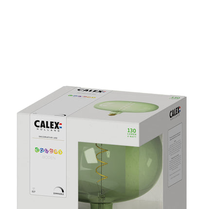 Calex Boden Lamp - E27 - Filament - Emerald Green - WarmWhite - 4W