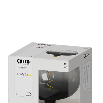 Calex Boden Lamp - E27 - Filament - Moonstone Black - WarmWhite - 4W