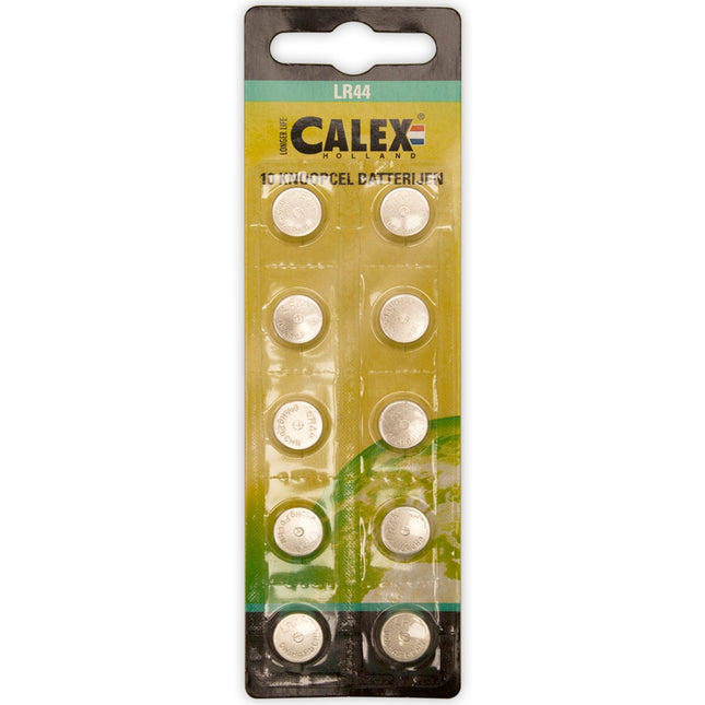 Calex Button Cell - LR44 - 10-Pack