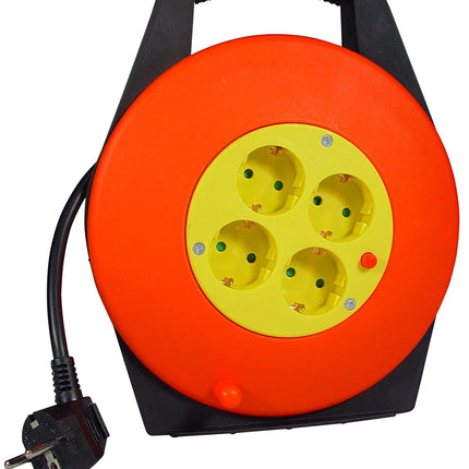 Calex Cable Reel - 4-way - 10m cable