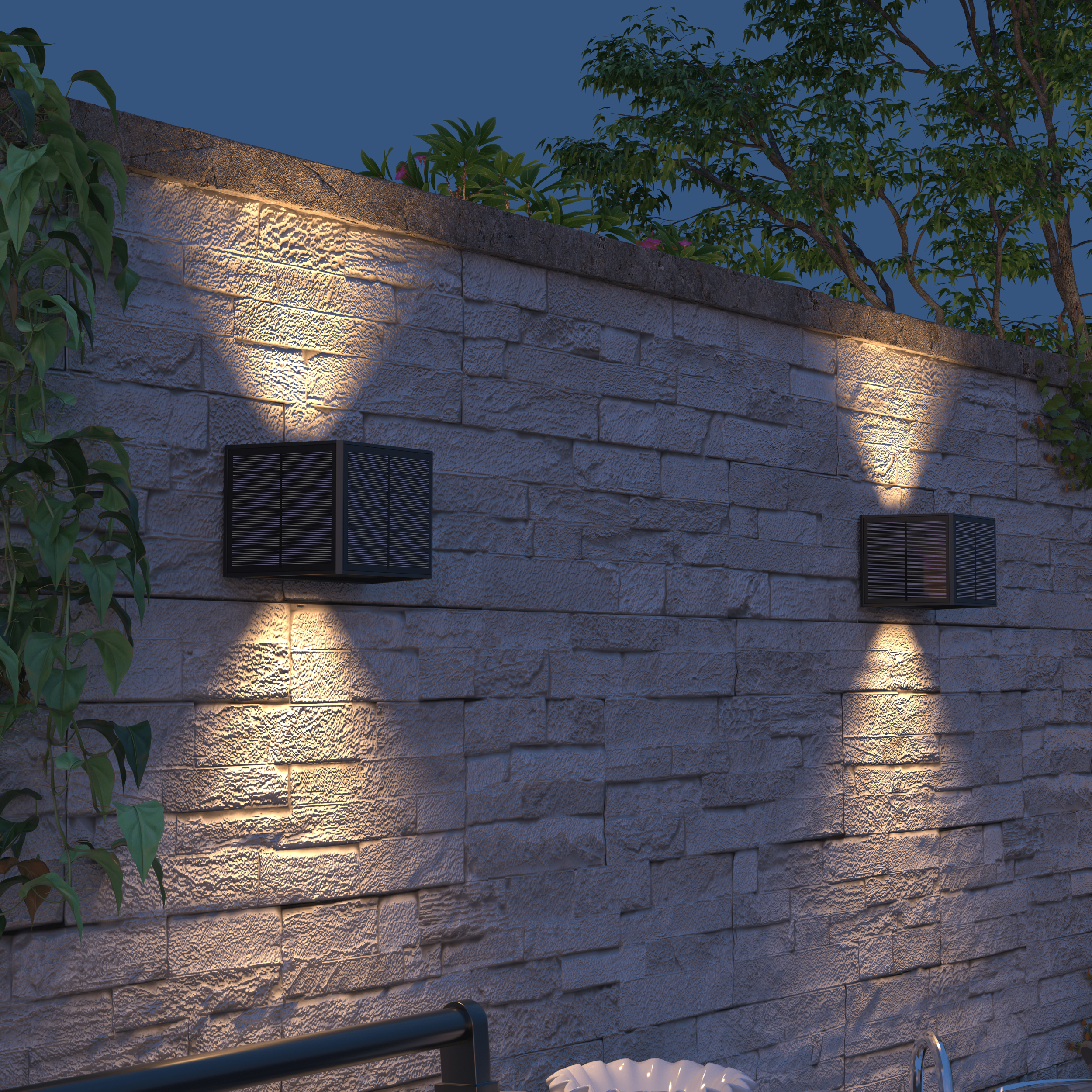 CALEX Smart Outdoor LED wandlamp up & down RGB CCT zwart kopen CALEX Smart Outdoor LED wandlamp up & down RGB CCT zwart kopen