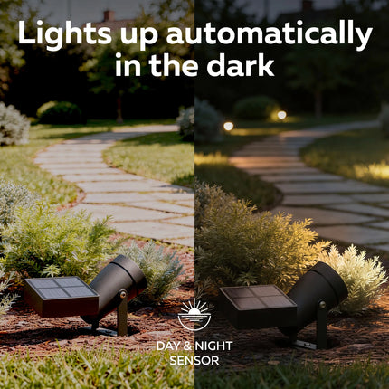 Calex Cesena Solar Spotlight – Black