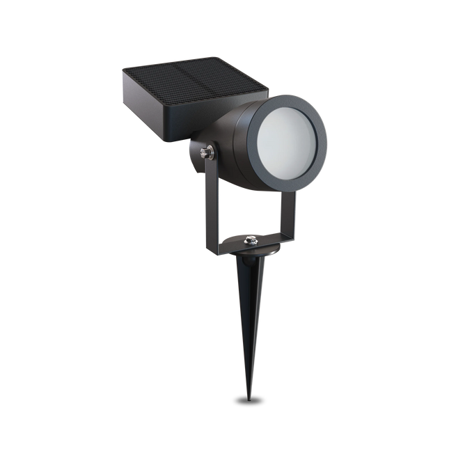 Calex Cesena Solar Spotlight – Black