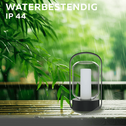 Calex - Como - Table Lantern - Flame - Black