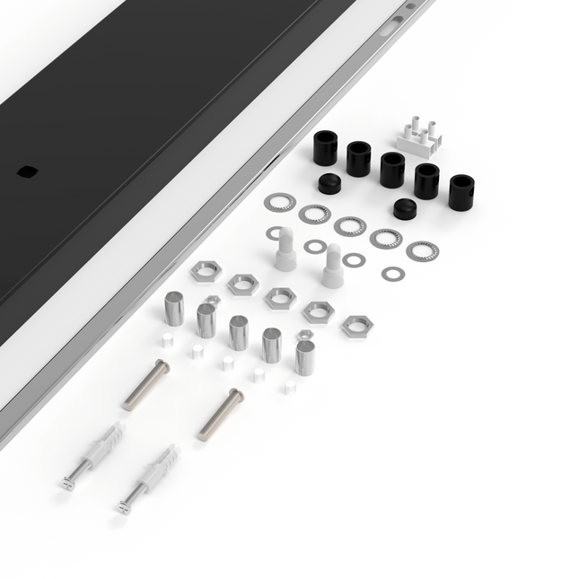 Calex Creations Ceiling bar - 5 holes - Black