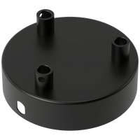 Calex Creations Deckenbaldachin - 3 Löcher - Schwarz