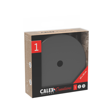 Calex Creations Ceiling plate - Black - 1 hole