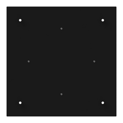 Calex Creations Ceiling plate - Black - 4 holes