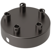 Calex Creations Ceiling plate - Black - 5 holes