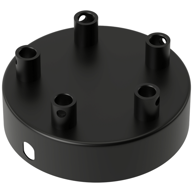 Calex Creations Ceiling plate - Black - 5 holes
