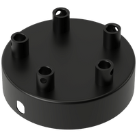 Calex Creations Ceiling plate - Black - 5 holes