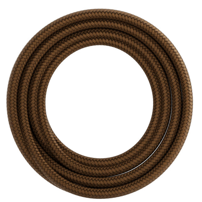 Calex Creations Fabric cable - Brown - 1.5meter