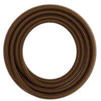 Calex Creations Fabric cable - Brown - 1.5meter