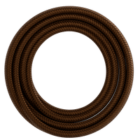 Calex Creations Fabric cable - Brown - 1.5meter
