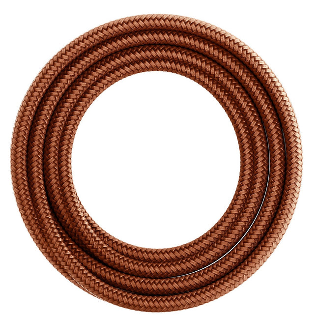 Calex Creations Fabric cable - Brown - 3meter