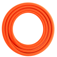 Calex Creations Fabric cable - Orange - 1.5meter