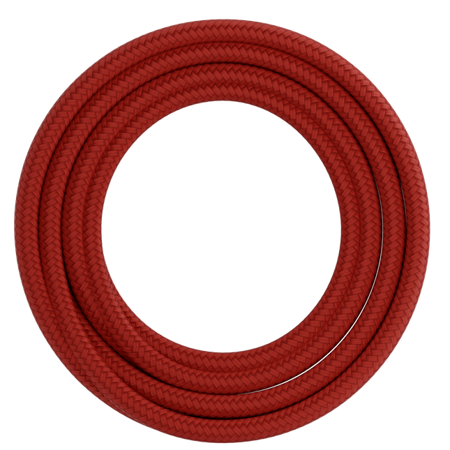 Calex Creations Fabric cable - Red - 1.5meter