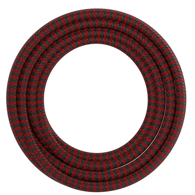 Calex Creations Fabric cable - Red/Black - 3meter