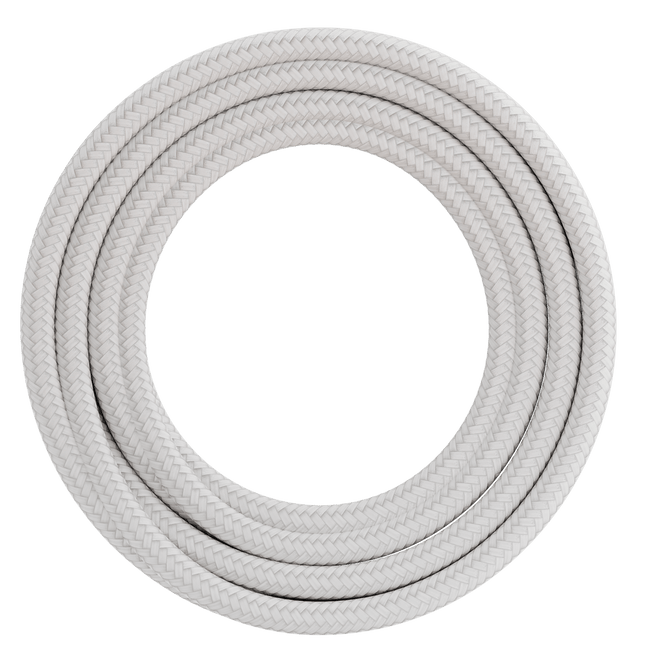 Calex Creations Fabric cable - White - 1.5meter