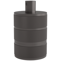Calex Creations Lampholder - Black - E27 - 3 Ring model