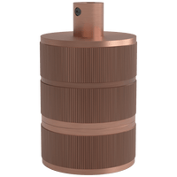 Calex Creations Lampholder - Copper - E27 - 3 Ring model