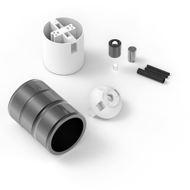 Calex Creations Lampholder - E27 - 3 Ring model - Black