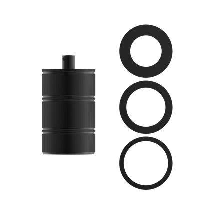 Calex Creations Lampholder - E27 - 3 Ring model - Black