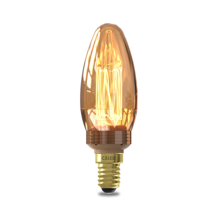 Calex Crown LED Bulb - E14 - B35 - Gold
