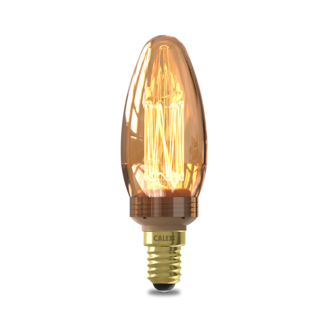 Calex Crown LED Bulb - E14 - B35 - Gold