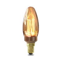 Calex Ampoule LED Crown - E14 - B35 - Or