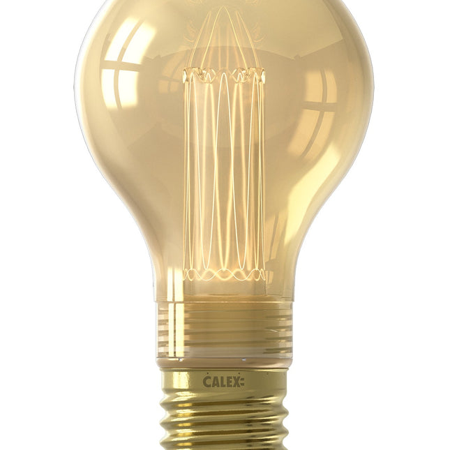 Calex Crown LED Bulb - E27 - A60 - Gold - 2.3W - Dimmable