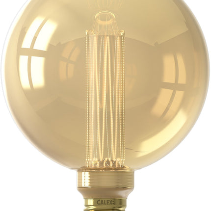 Calex Crown LED Bulb - E27 - G125 - Gold - 3.5W - Dimmable