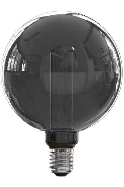 Calex Crown LED Bulb - E27 - G125 - Titanium - 3.5W - Dimmable