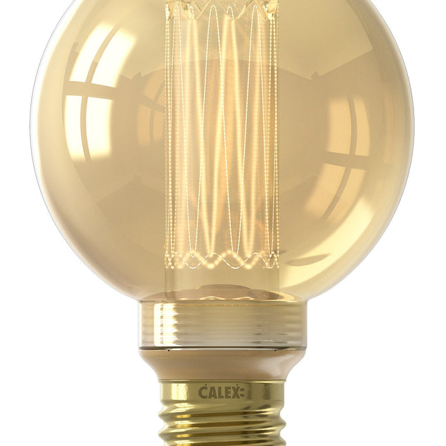 Calex Crown LED Bulb - E27 - G95 - Gold - 3.5W - Dimmable