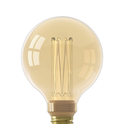 Calex Crown LED Bulb - E27 - G95 - Gold - 3.5W - Dimmable