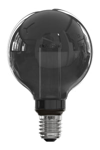 Calex Crown LED Bulb - E27 - G95 - Titanium - 3.5W - Dimmable
