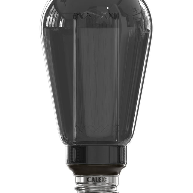 Calex Crown LED Bulb - E27 - ST64 - Titanium - 3.5W - Dimmable