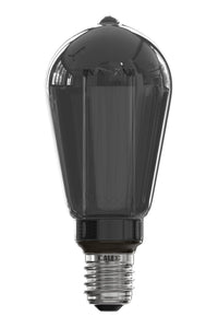 Calex Crown LED Bulb - E27 - ST64 - Titanium - 3.5W - Dimmable
