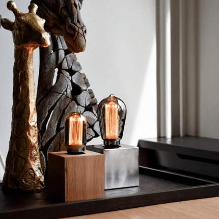 Calex Crown LED Bulb - E27 - T45 - Titanium - 3.5W - Dimmable