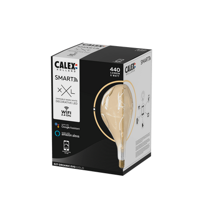 Calex EVO Smart LED Bulb - E27 - Filament - Gold - WarmWhite-6W