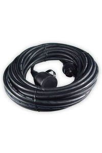 Calex Verlängerungskabel - Schwarz - IP44 - 15m Kabel
