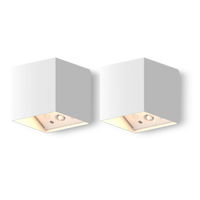 Calex Applique Rechargeable Falerna - Lot de 2 - Blanc