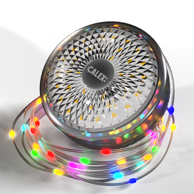 Calex Festoon 8m - Rechargeable - RGB