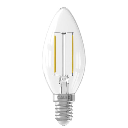 Calex Filament LED Lamp - E14 - B35 - Clear - 2W