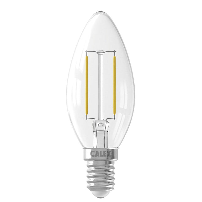 Calex Filament LED Lamp - E14 - B35 - Clear - 2W