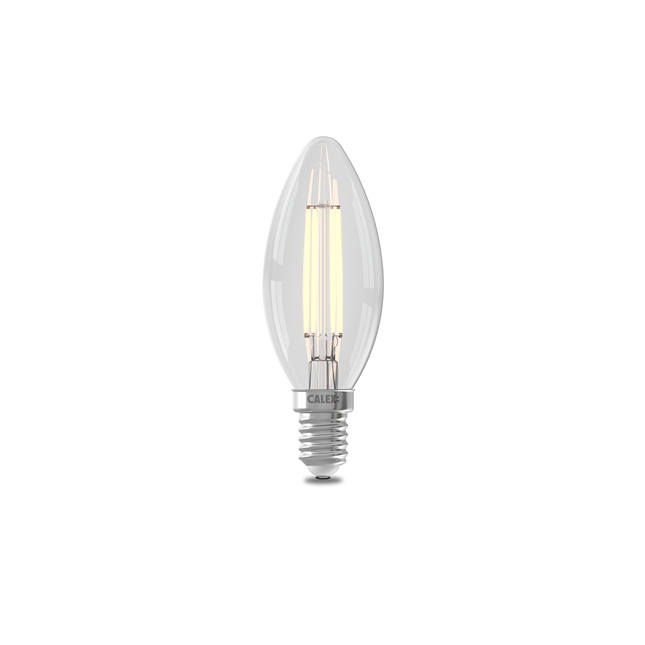 Calex Filament LED Lamp - E14 - B35 - Clear