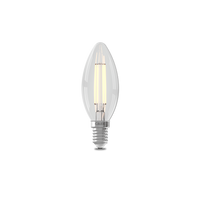 Calex Lampe LED à filament - E14 - B35 - Transparent