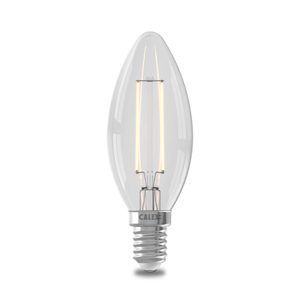Calex Filament LED Lamp - E14 - B35 - Clear