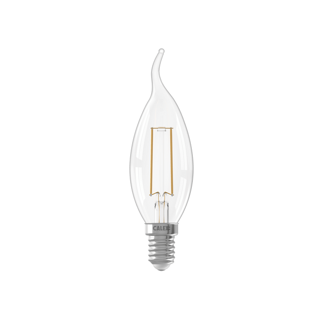 Calex Filament LED Lamp - E14 - BXS35 - Clear